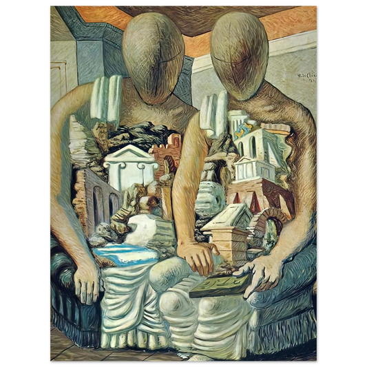 Giorgio de Chirico - THE ARCHAEOLOGISTS 1927 Fine Art Poster - Default Title
