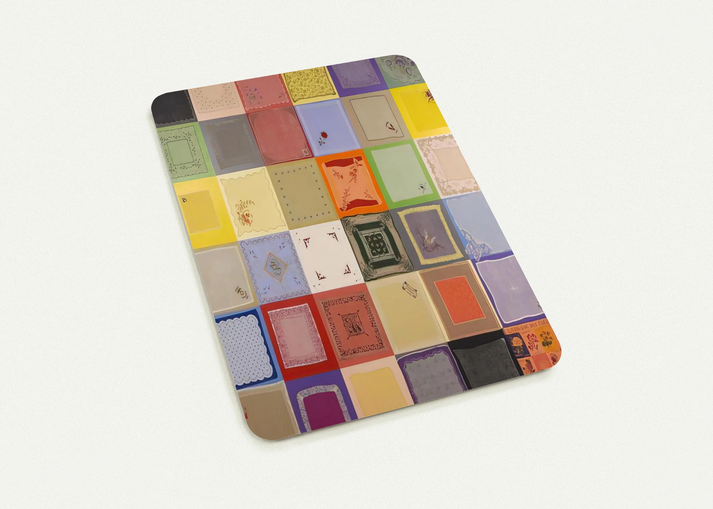 Connection - 1978 By Miriam Schapiro Pack of 10 Post Cards | Miriam Schapiro Post Cards | A6 (10.5 x 14.8 cm) - 4.1 x 5.8 inches