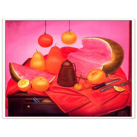 Fernando Botero - STILL LIFE WITH WATERMELON 1 Fine Art Poster - Default Title