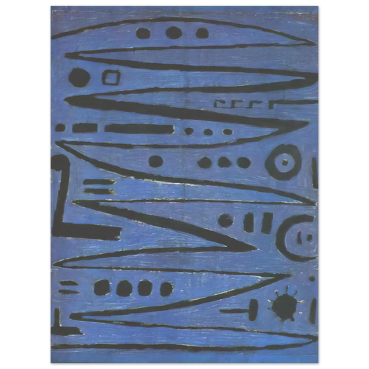 Paul Klee - HEROIC FIDDLING 1938 Fine Art Poster - Default Title