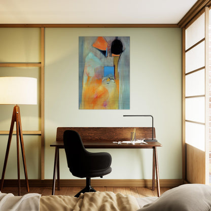 Pandora - Abstract Expressionism - Miriam Schapiro Brushed Aluminum Print - 70x100 cm / 28x40 inches | Miriam Schapiro Aluminum Print | Miriam Schapiro Prints