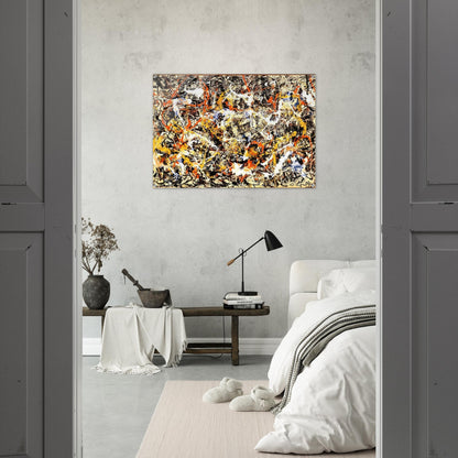 CONVERGENCE 1952 - Jackson Pollock Acrylic Print - 70x100 cm / 28x40″ inches | Jackson Pollock Wall Art | Jackson Pollock Prints