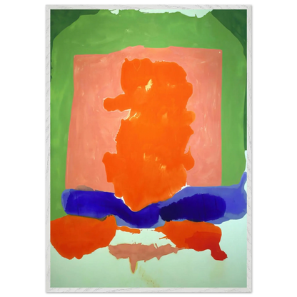 Helen Frankenthaler - Small s Paradise - 1964 Wall art - 20x25 cm / 8x10 Inches - Premium Wooden Framed Poster With Fine Art Paper - Wood frame
