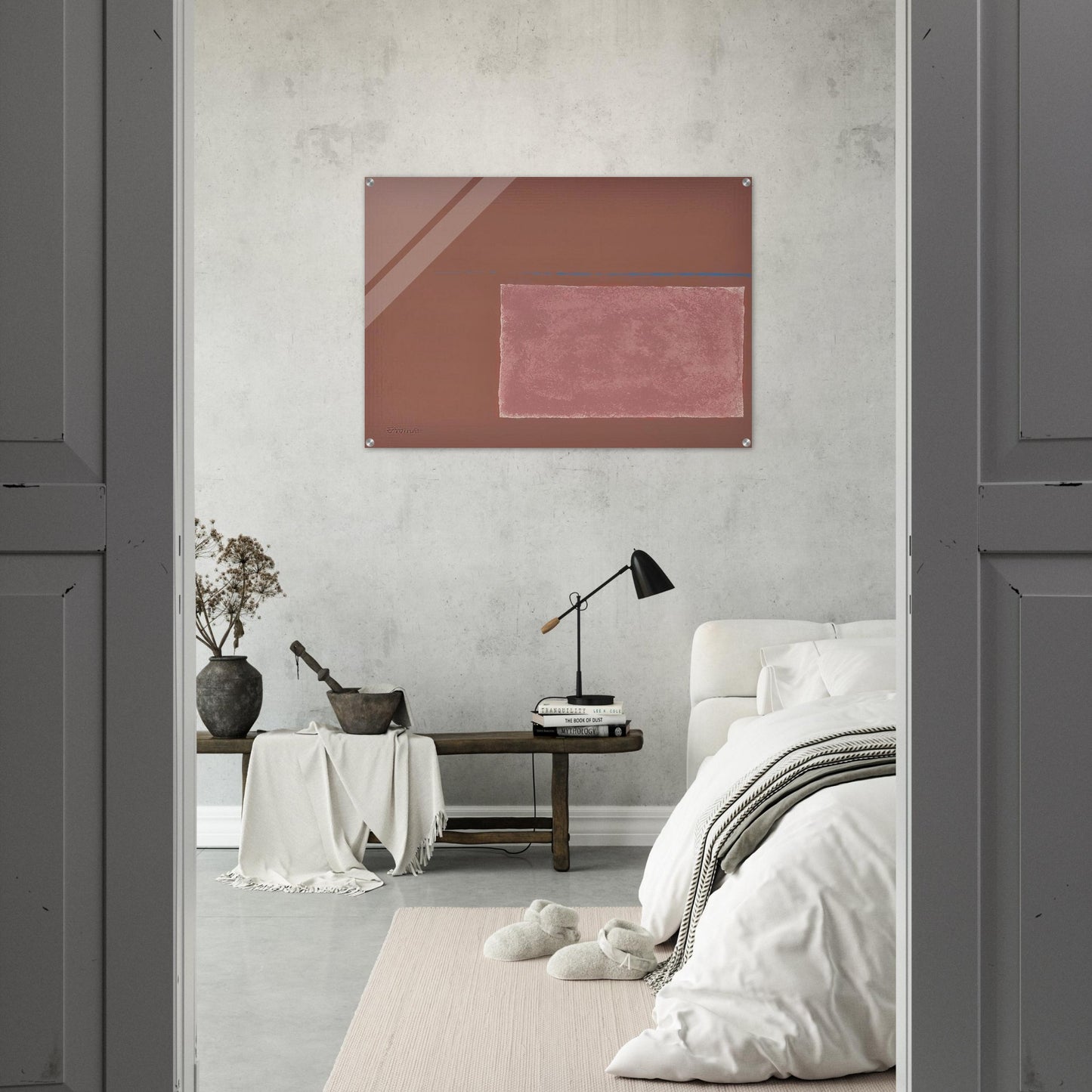 Spartan Sun Box I - Color Field Painting - Theodoros Stamos Acrylic Print - 70x100 cm / 28x40″ inches | Theodoros Stamos Wall Art | Theodoros Stamos Prints