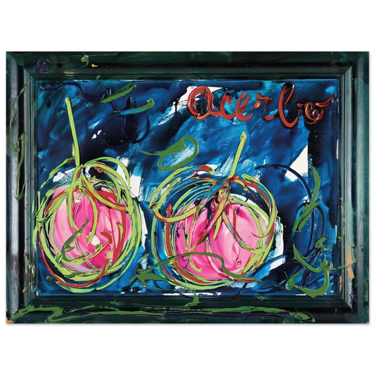 Mario Schifano - Acerbo - 1984 Fine Art Poster - Default Title