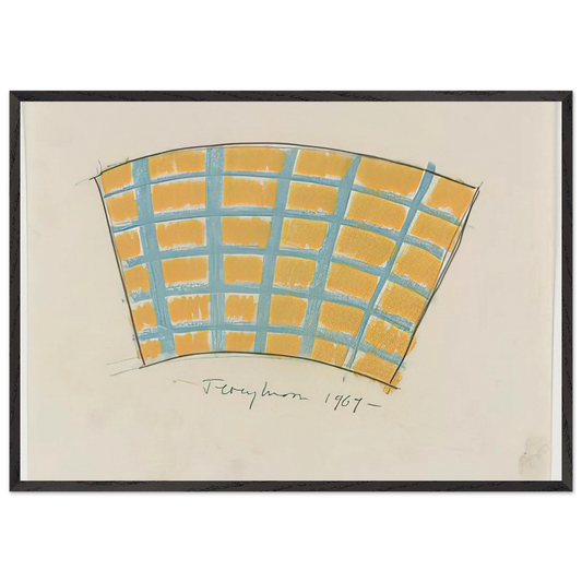 Untitled - 1969 N7 - Jeremy Moon Framed Art Print – Black Wooden Frame - Default Title - -Framed Art Print