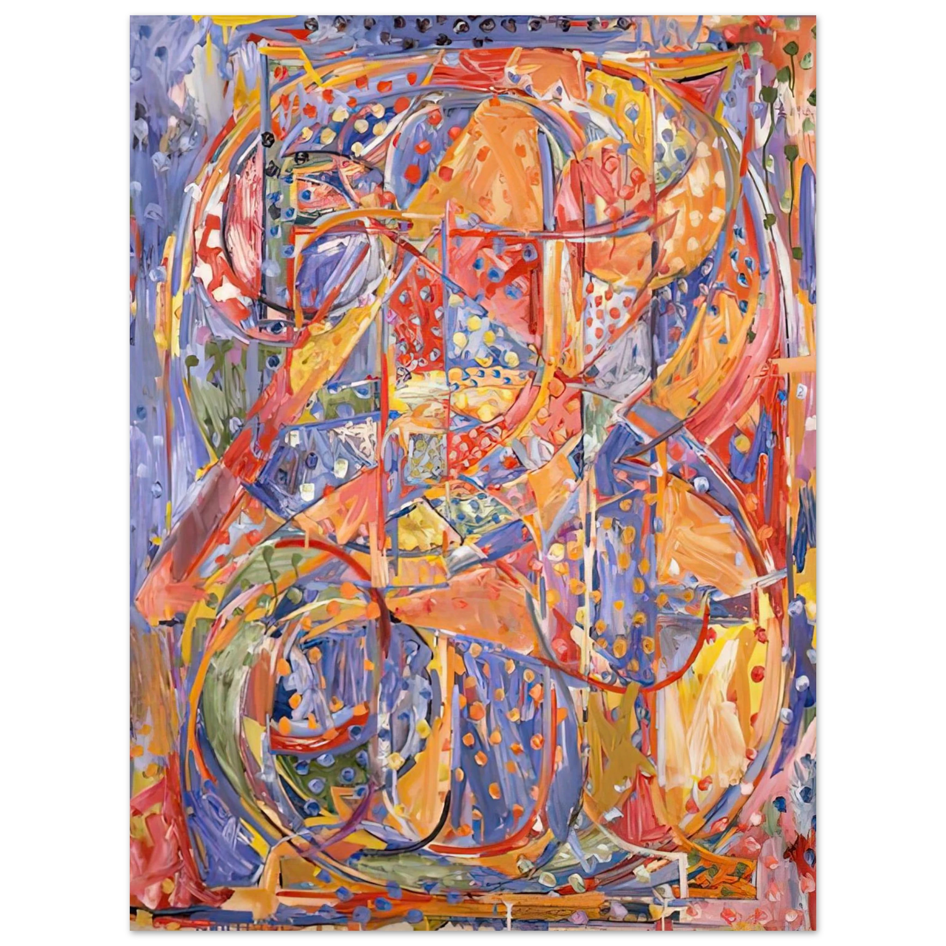 Jasper Johns - 0 THROUGH 9 Fine Art Poster - Default Title