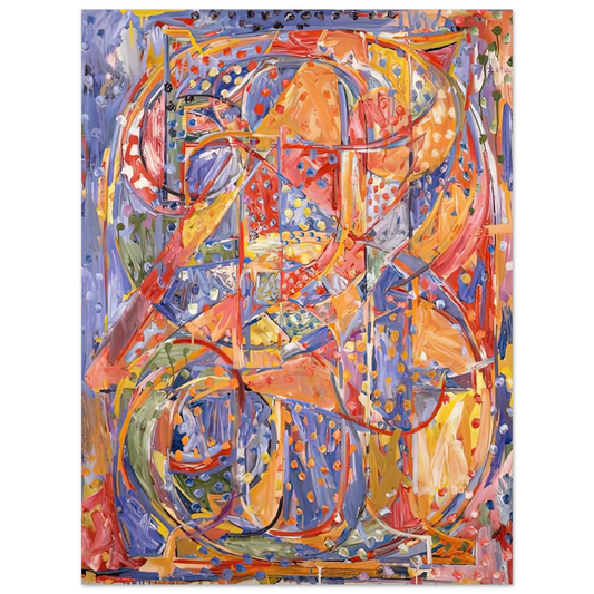 Jasper Johns - 0 THROUGH 9 Fine Art Poster - Default Title