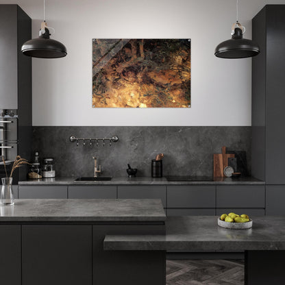 Valdemosa, Majorca Thistles and Herbage on a Hillside - John Singer Sargent Acrylic Print - 70x100 cm / 28x40″ inches