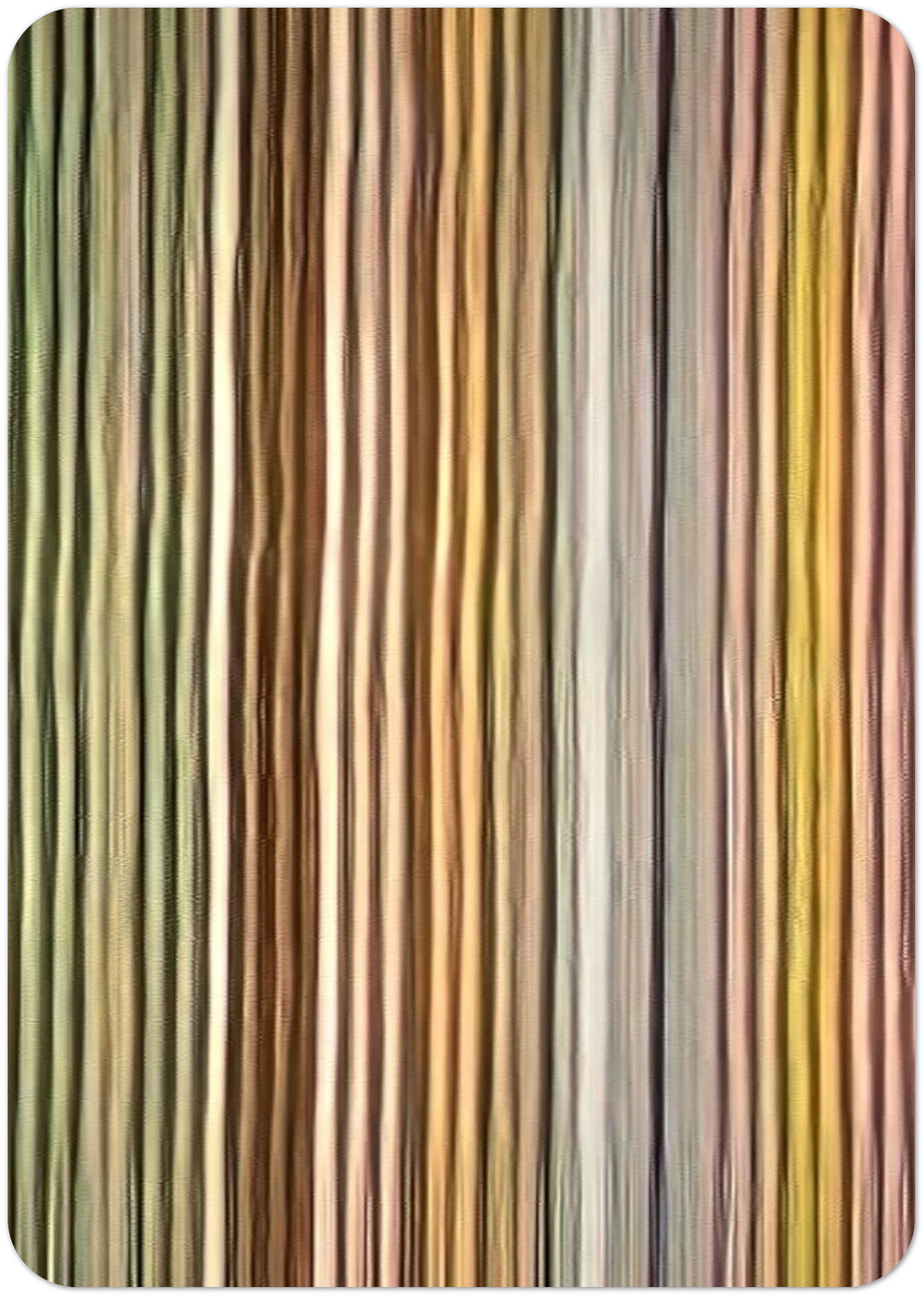 Long John - 1968 By Gene Davis Pack of 10 Post Cards | Gene Davis Post Cards | A6 (10.5 x 14.8 cm) - 4.1 x 5.8 inches