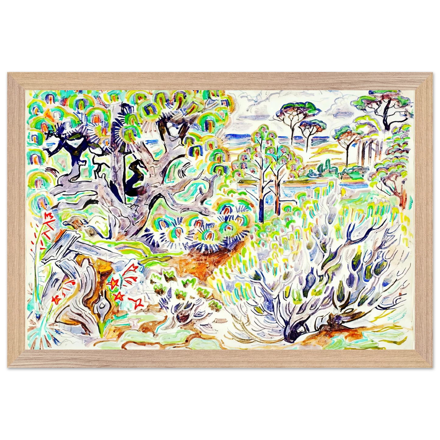 Walter Inglis Anderson - Walter Anderson Wall art - A1 (59.4 x 84.1  cm) - Fine Art Poster - -