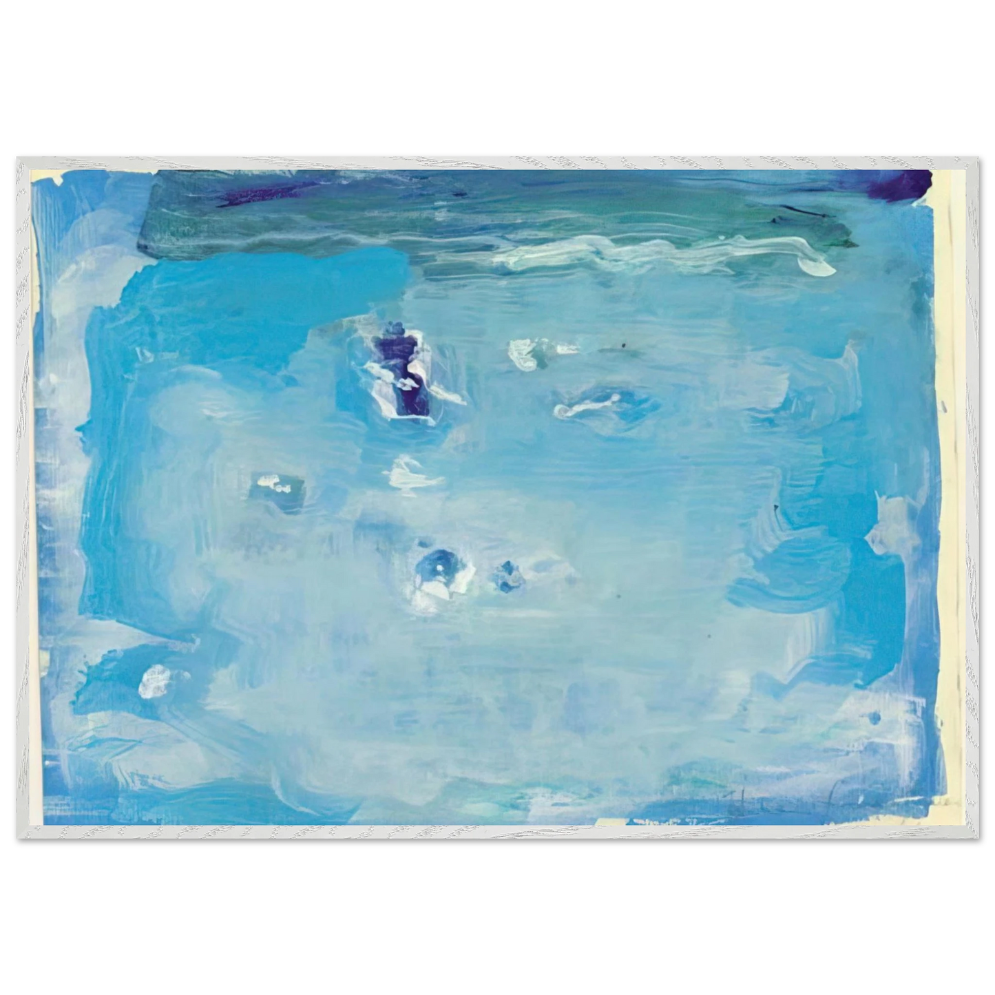 Helen Frankenthaler - Untitled - Color Field Painting, Lyrical Abstraction Wall art - 40x50 cm / 16x20 inches - Fine Art Poster - -