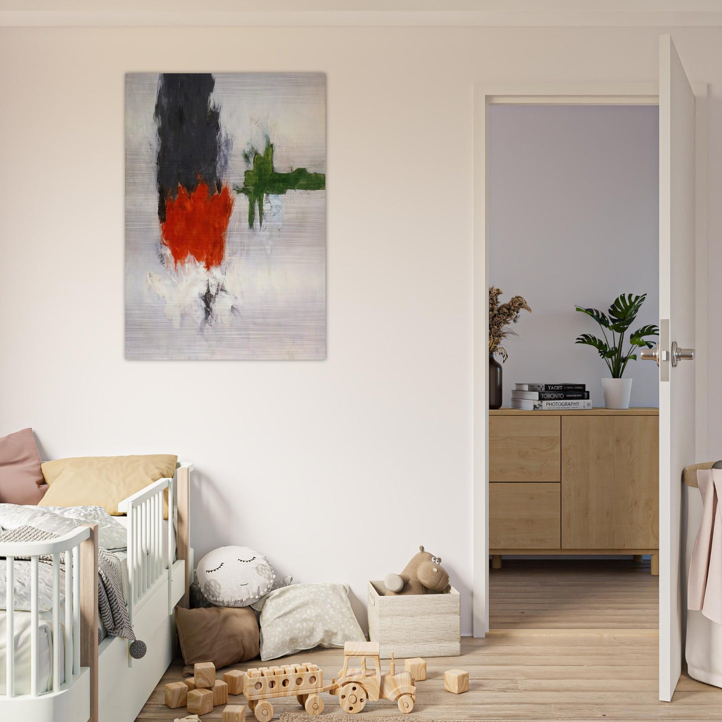 Sun Moon Chalice II - 1962 - Theodoros Stamos Brushed Aluminum Print - 70x100 cm / 28x40 inches | Theodoros Stamos Aluminum Print | Theodoros Stamos Prints