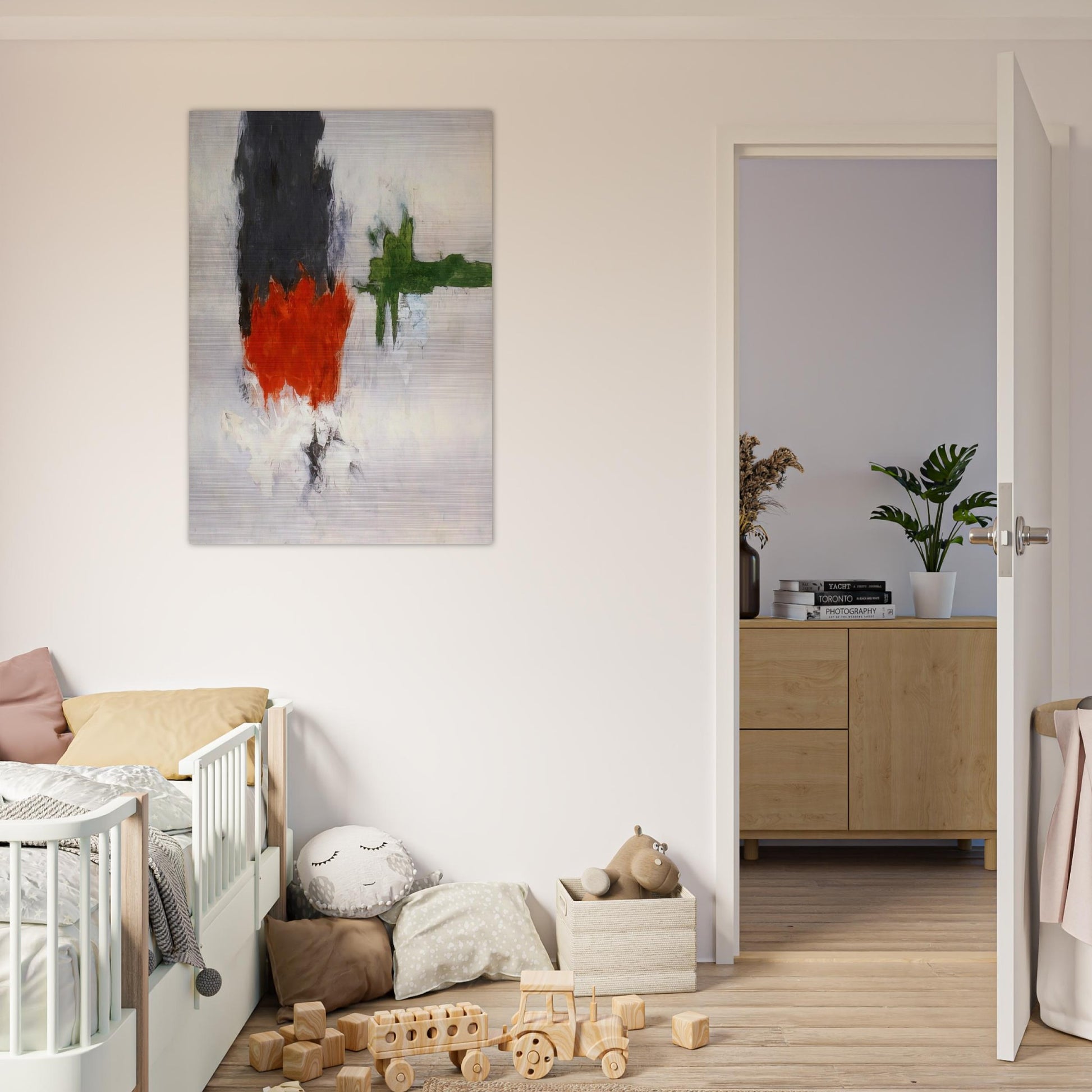 Sun Moon Chalice II - 1962 - Theodoros Stamos Brushed Aluminum Print - 70x100 cm / 28x40 inches | Theodoros Stamos Aluminum Print | Theodoros Stamos Prints