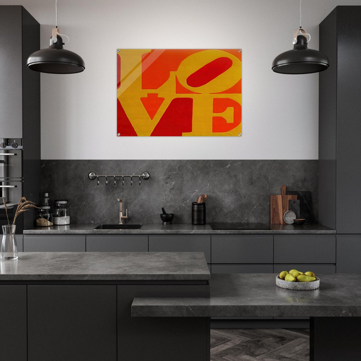 Chosen Love - Robert Indiana Acrylic Print - 70x100 cm / 28x40″ inches | Robert Indiana Wall Art | Robert Indiana Prints