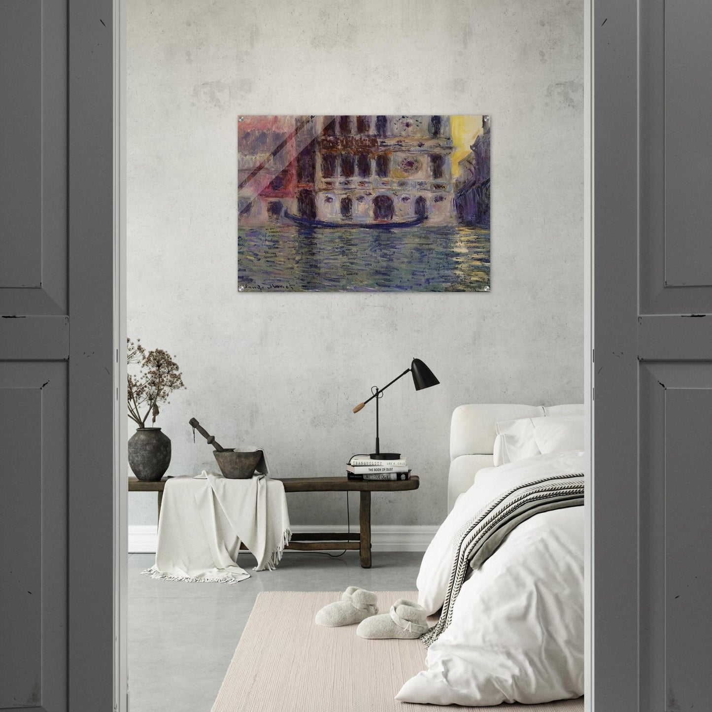 Palazzo Dario 3 - claude monet Acrylic Print - 70x100 cm / 28x40″ inches