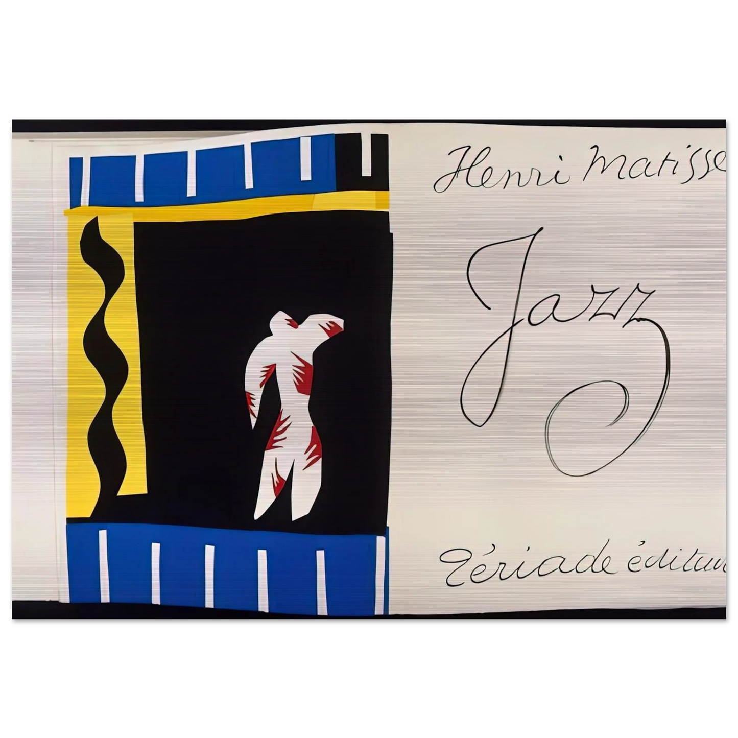JAZZ BOOK 1947 - Henri Matisse Brushed Aluminum Print - 70x100 cm / 28x40 inches | Henri Matisse Aluminum Print | Henri Matisse Prints