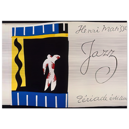 JAZZ BOOK 1947 - Henri Matisse Brushed Aluminum Print - 70x100 cm / 28x40 inches | Henri Matisse Aluminum Print | Henri Matisse Prints