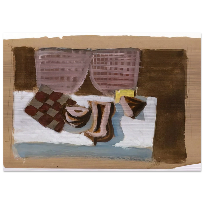 Untitled Arizona Still Life - 1938 - Adolph Gottlieb Brushed Aluminum Print - 70x100 cm / 28x40 inches | Adolph Gottlieb Aluminum Print | Adolph Gottlieb Prints