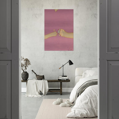 Composition on Red Ground - 1953 - Nicolas de Stael Brushed Aluminum Print - 70x100 cm / 28x40 inches | Nicolas de Stael Aluminum Print | Nicolas de Stael Prints