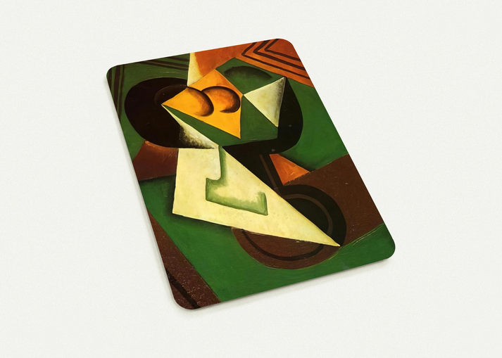 FRUIT BOWL AND FRUIT By Juan Gris Pack of 10 Post Cards | Juan Gris Post Cards | A6 (10.5 x 14.8 cm) - 4.1 x 5.8 inches