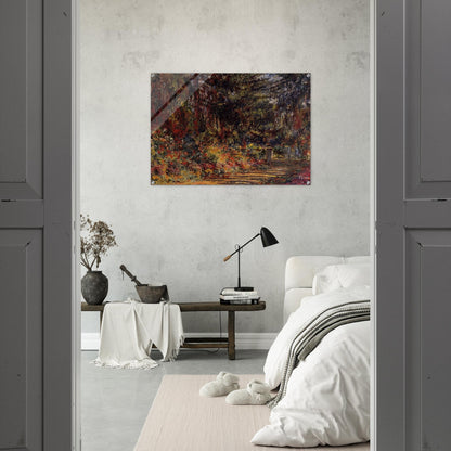 Path at Giverny - claude monet Acrylic Print - 70x100 cm / 28x40″ inches