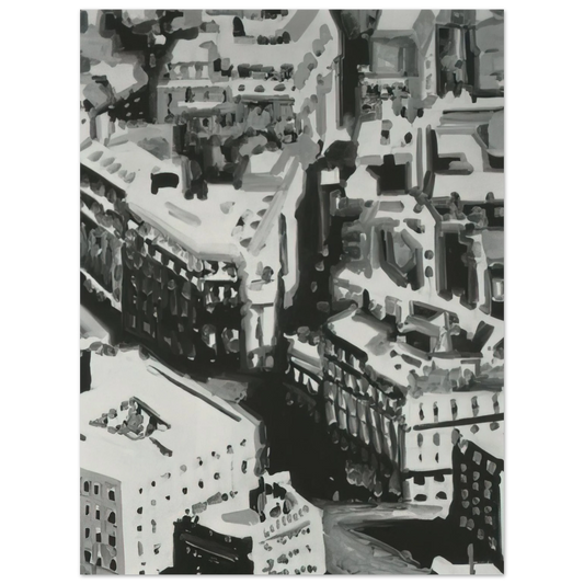 Gerhard Richter - TOWNSCAPE P1 1968 Fine Art Poster - Default Title