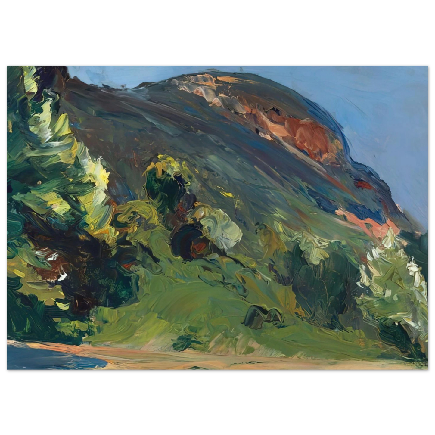 Edward Hopper - Bluff Fine Art Poster - 75x100 cm / 30x40 inches