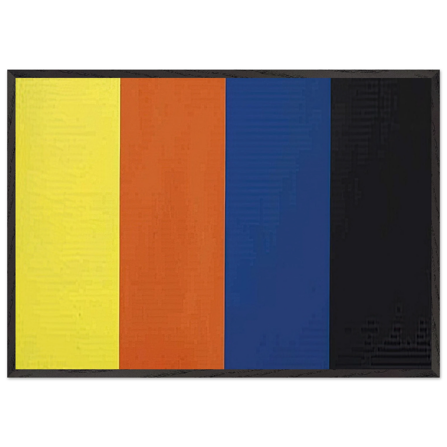 Untitled farbfeld - 1986 - Gunther Forg Framed Art Print – Black Wooden Frame - Default Title - -Framed Art Print