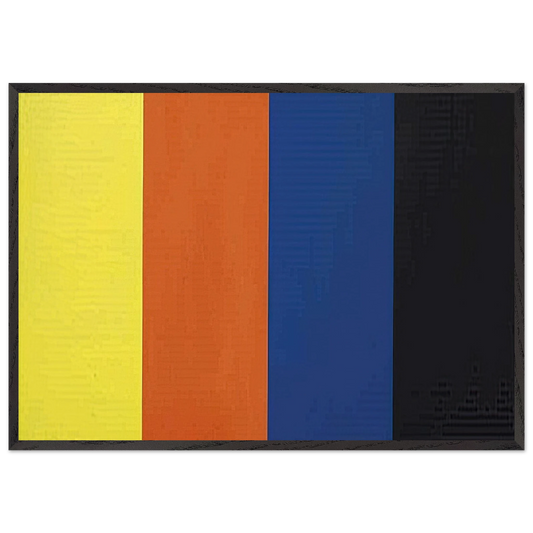 Untitled farbfeld - 1986 - Gunther Forg Framed Art Print – Black Wooden Frame - Default Title - -Framed Art Print