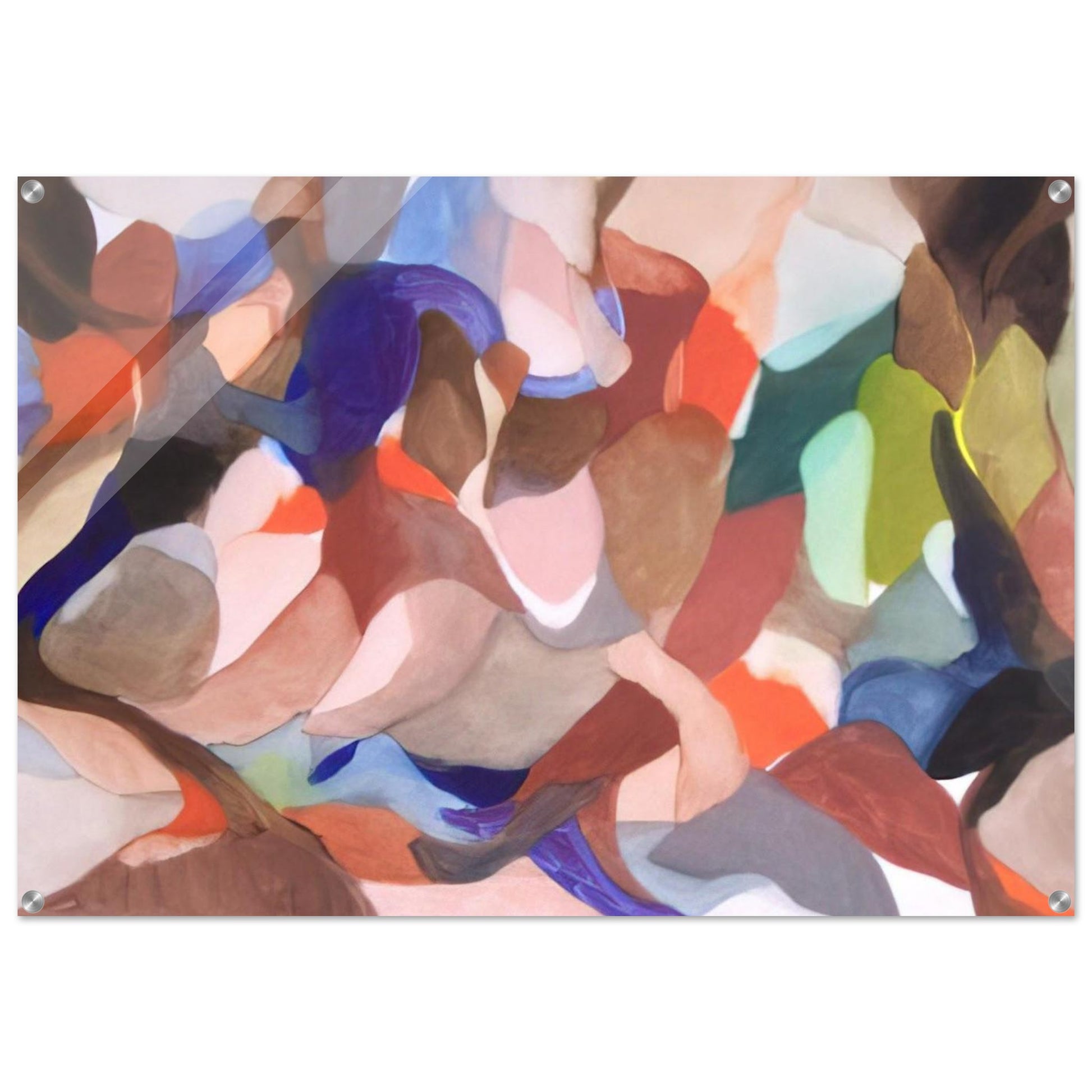 Night of the Red Wind - Alice Baber Acrylic Print - 70x100 cm / 28x40″ inches | Alice Baber Wall Art | Alice Baber Prints