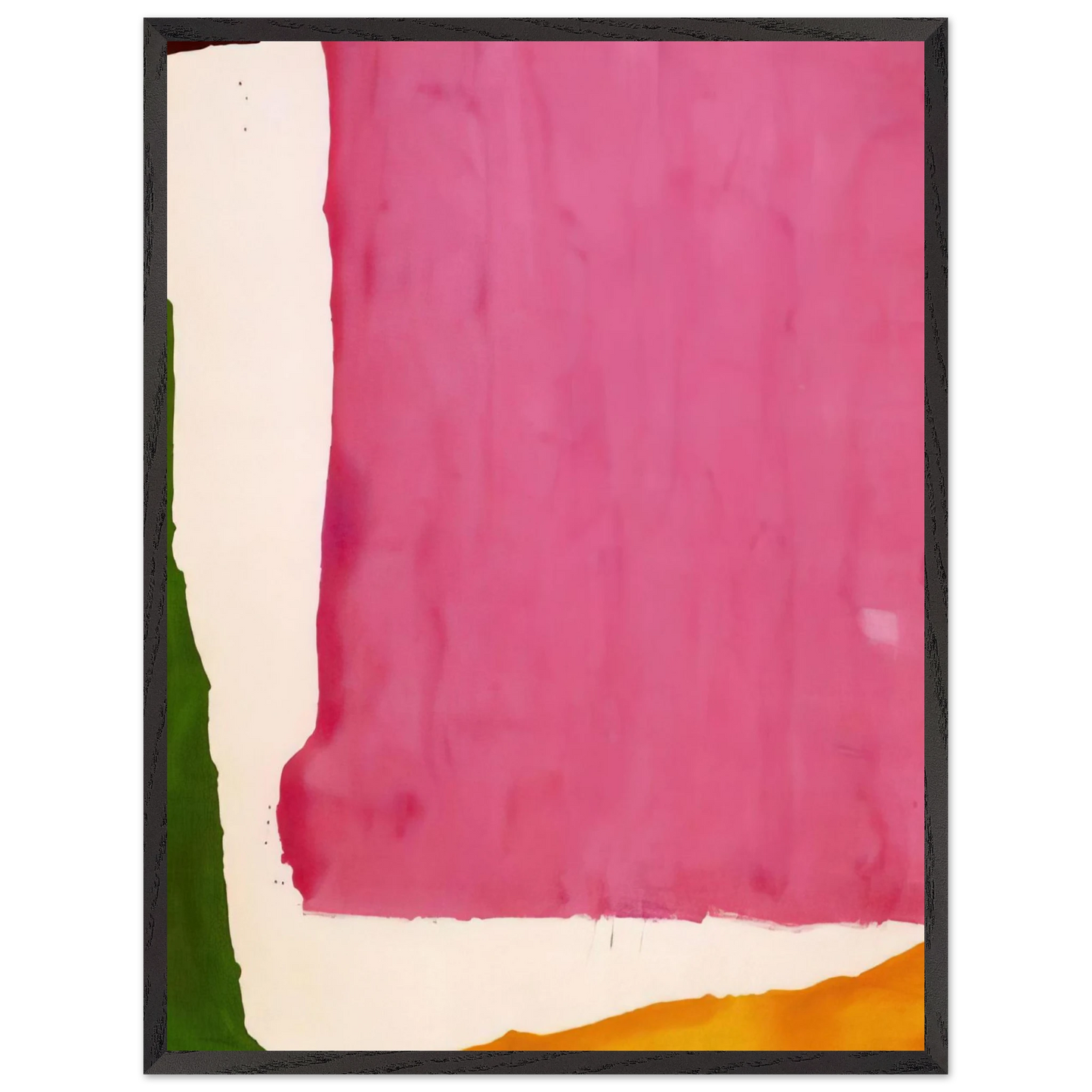 Helen Frankenthaler - Mauve District - 1966 Wall art - 60x80 cm / 24x32 inches - Premium Wooden Framed Poster With Fine Art Paper - Black frame