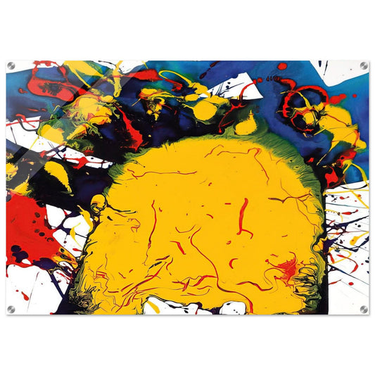 Untitled  SFP94-141  SFF 1811  - Sam Francis Acrylic Print - 70x100 cm / 28x40″ inches | Sam Francis Wall Art | Sam Francis Prints