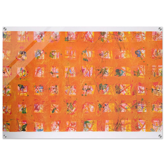 Pioggia d'Oro  Golden Rain  - Sam Francis Acrylic Print - 70x100 cm / 28x40″ inches