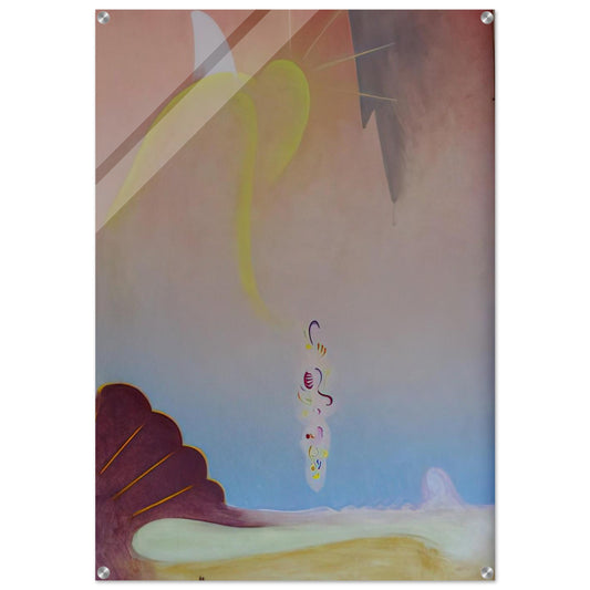 First Spring Garland - Precisionism - Agnes Lawrence Pelton Acrylic Print - 70x100 cm / 28x40″ inches | Agnes Lawrence Pelton Wall Art | Agnes Lawrence Pelton Prints