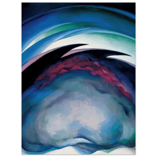 Georgia O'Keeffe - From the Plains I Fine Art Poster - 13x18 cm / 5x7 inches