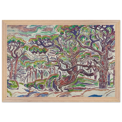 Walter Inglis Anderson - Walter Anderson Wall art - 28x43  cm / XL (11x17 Inches) - Premium Wooden Framed Poster With Fine Art Paper - Wood frame