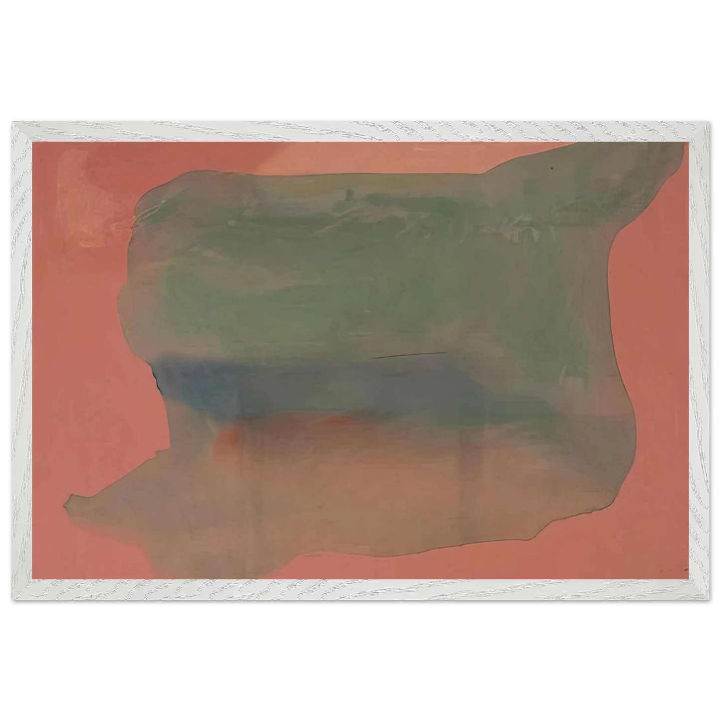 Helen Frankenthaler - Yearning - 1973 Wall art - 70x100 cm / 28x40 inches - Premium Wooden Framed Poster With Fine Art Paper - Wood frame