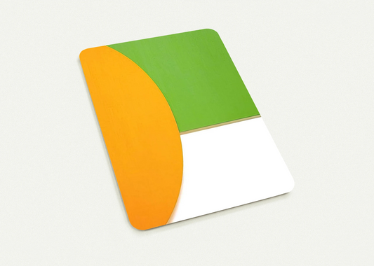 Orange Relief with Green By Ellsworth Kelly Pack of 10 Post Cards | Ellsworth Kelly Post Cards | A6 (10.5 x 14.8 cm) - 4.1 x 5.8 inches