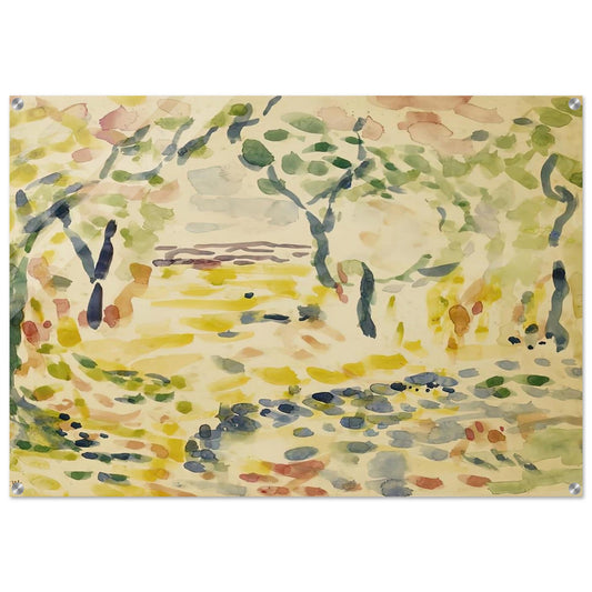 ETUDE POUR LE BONHEUR DE VIVRE 1905 - Henri Matisse Acrylic Print - 70x100 cm / 28x40″ inches | Henri Matisse Wall Art | Henri Matisse Prints