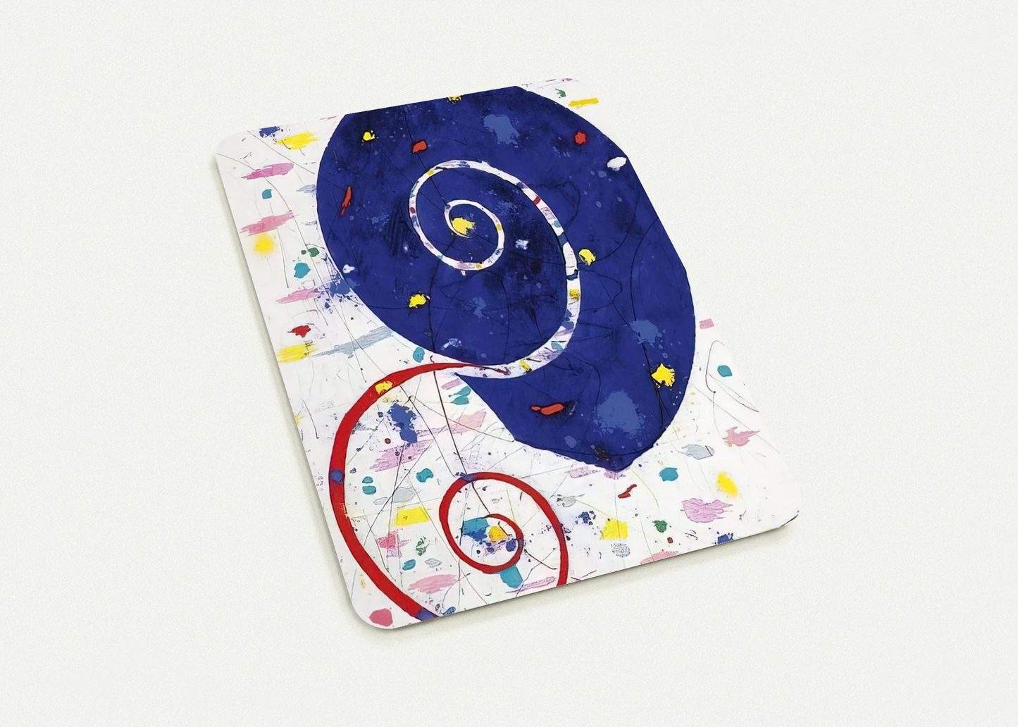 Ammonite  SFM 82-063  By Sam Francis Pack of 10 Post Cards | Sam Francis Post Cards | A6 (10.5 x 14.8 cm) - 4.1 x 5.8 inches