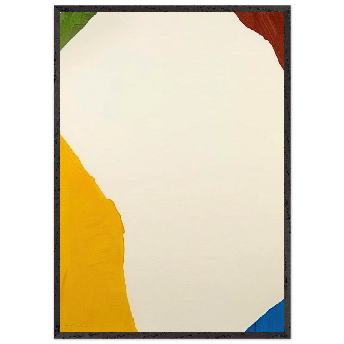 Wind Directions - 1970 - Helen Frankenthaler Framed Art Print – Black Wooden Frame - Default Title - -Framed Art Print