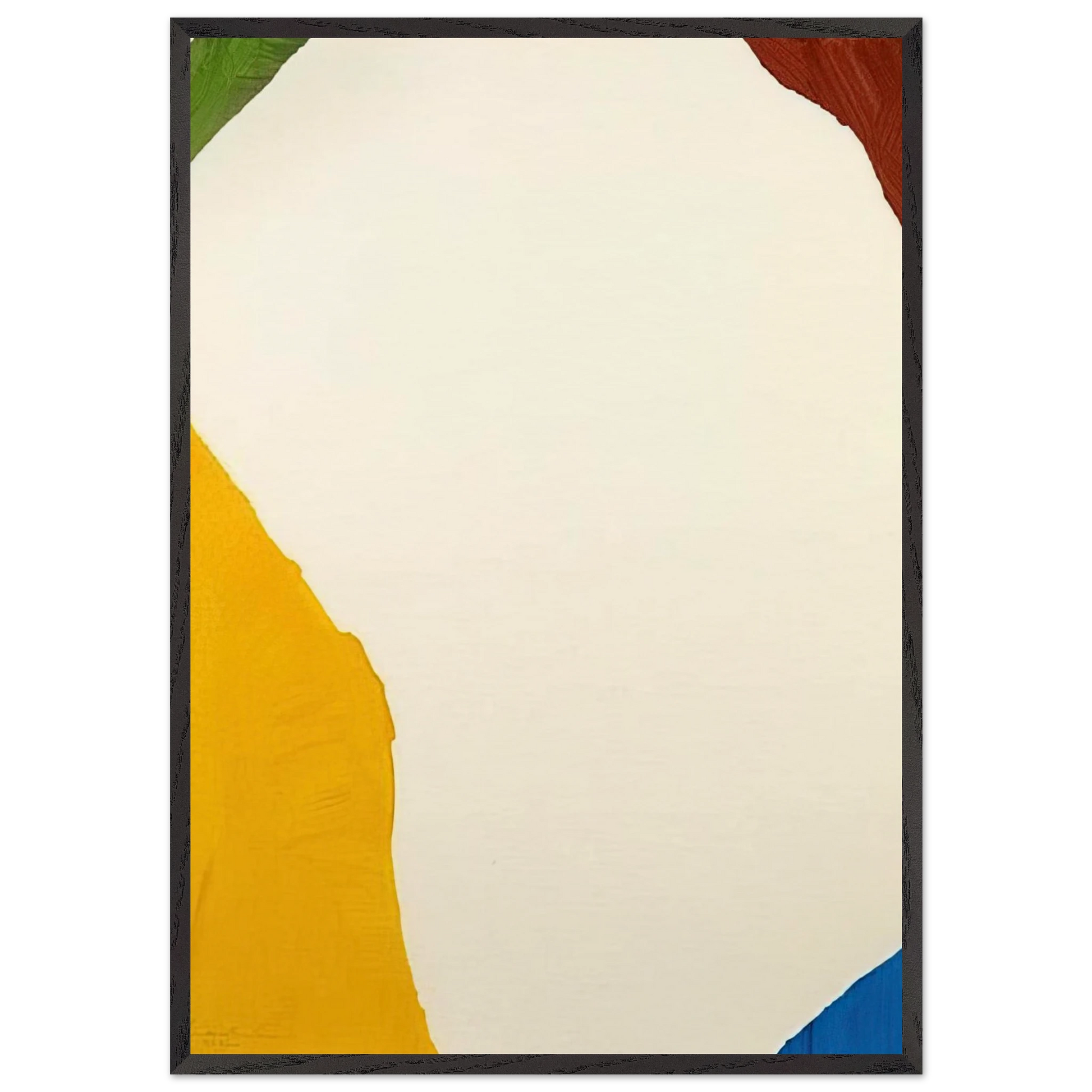 Wind Directions - 1970 - Helen Frankenthaler Framed Art Print – Black Wooden Frame - Default Title - -Framed Art Print