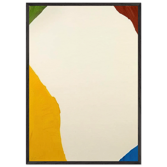 Wind Directions - 1970 - Helen Frankenthaler Framed Art Print – Black Wooden Frame - Default Title - -Framed Art Print