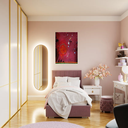 One Life - 5.11.07 - 2007 - John Hoyland Brushed Aluminum Print - 70x100 cm / 28x40 inches | John Hoyland Aluminum Print | John Hoyland Prints