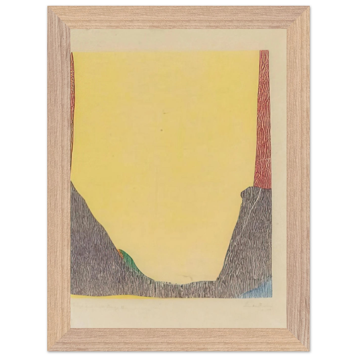 Helen Frankenthaler - East and Beyond - 1973 Wall art - 30x45 cm / 12x18 inches - Fine Art Poster - -
