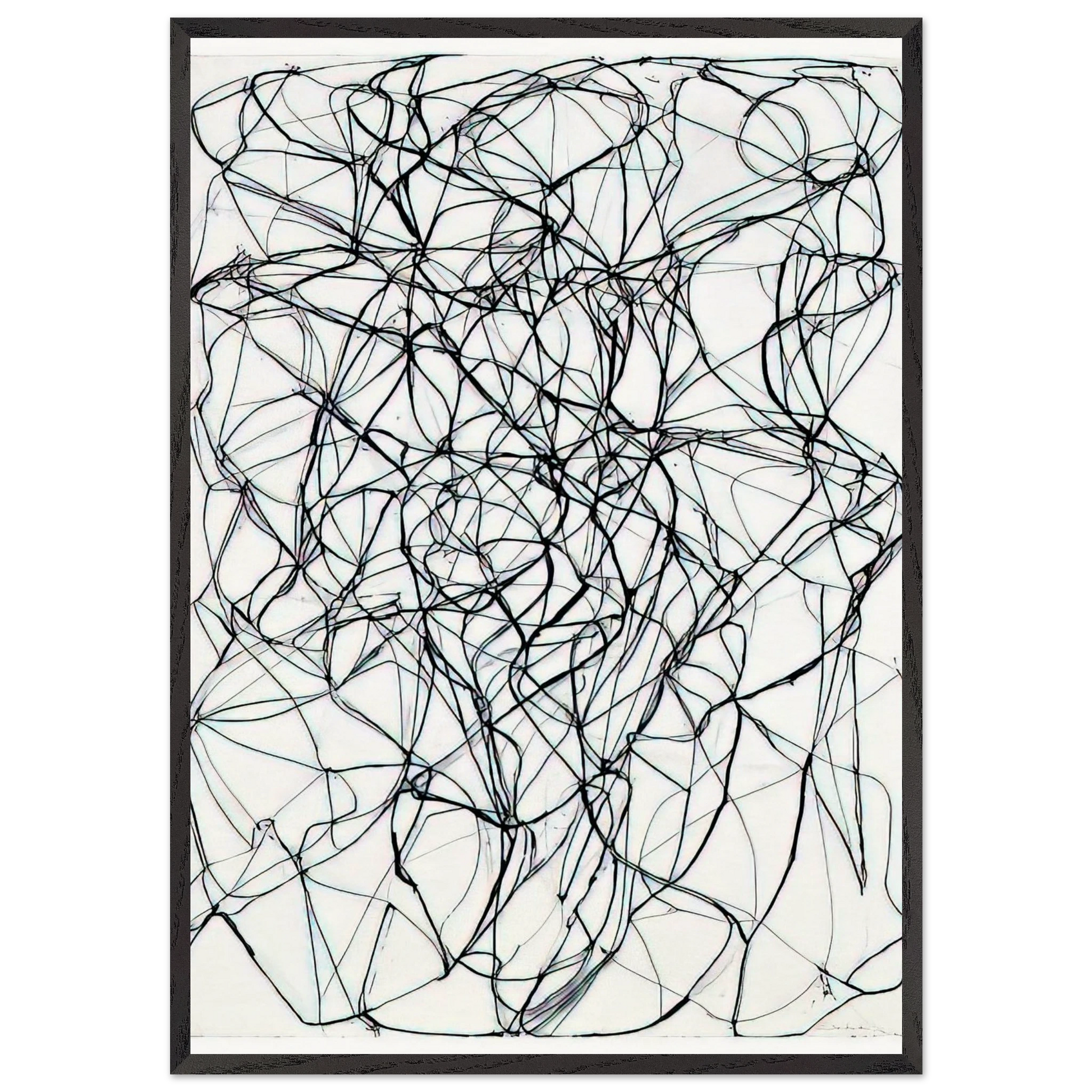 Venus - 1991 - Brice Marden Framed Art Print – Black Wooden Frame - Default Title - -Framed Art Print