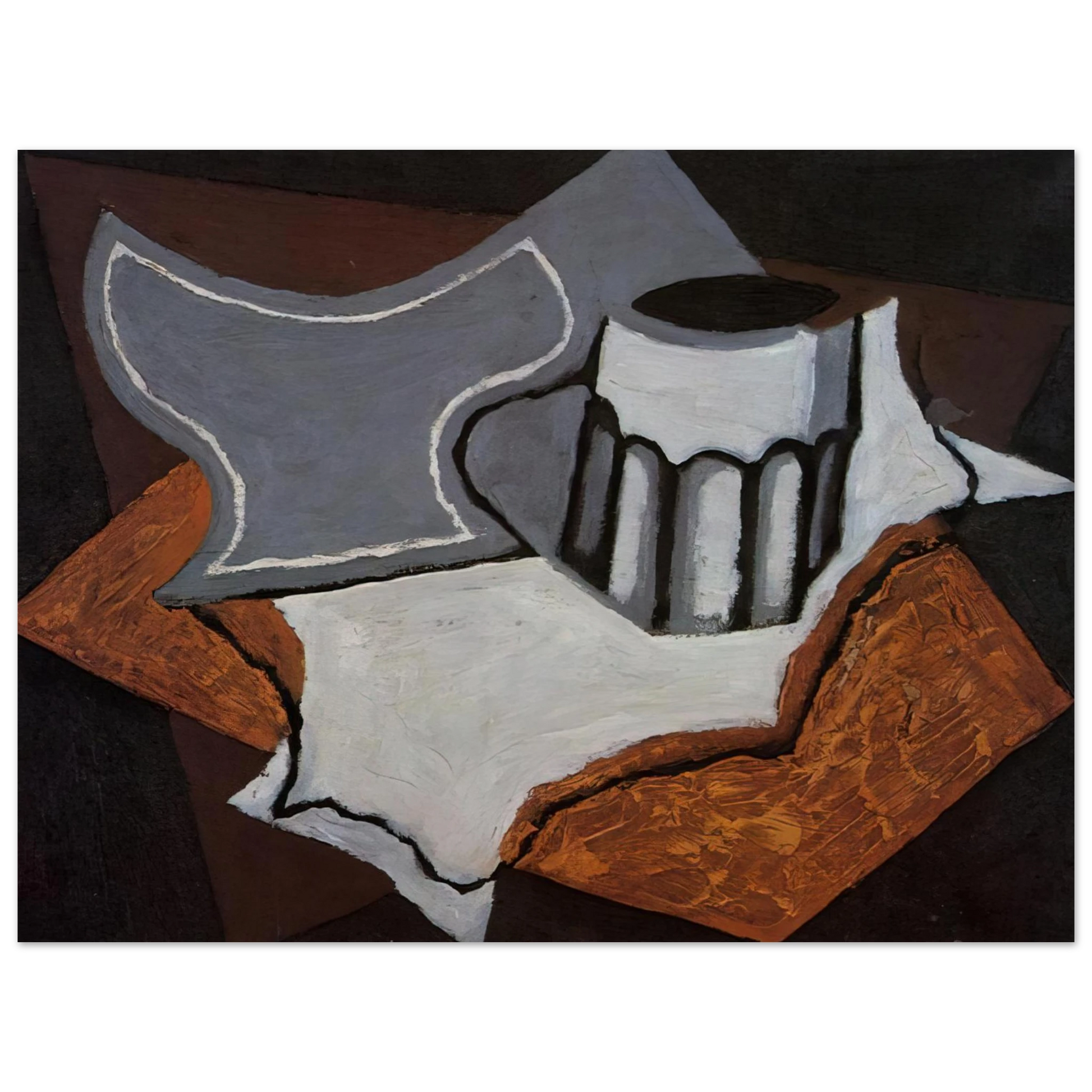 Juan Gris - THE GOBLET 1927 Fine Art Poster - Default Title