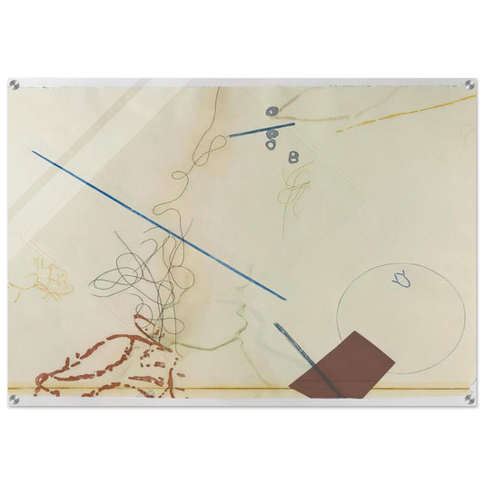 Dereau No. 11 - 1982 - John Cage Acrylic Print - 70x100 cm / 28x40″ inches