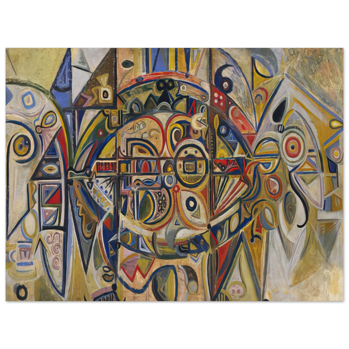 Richard Pousette-Dart - Desert - 1940  75x100 cm / 30x40inches Fine Art Poster